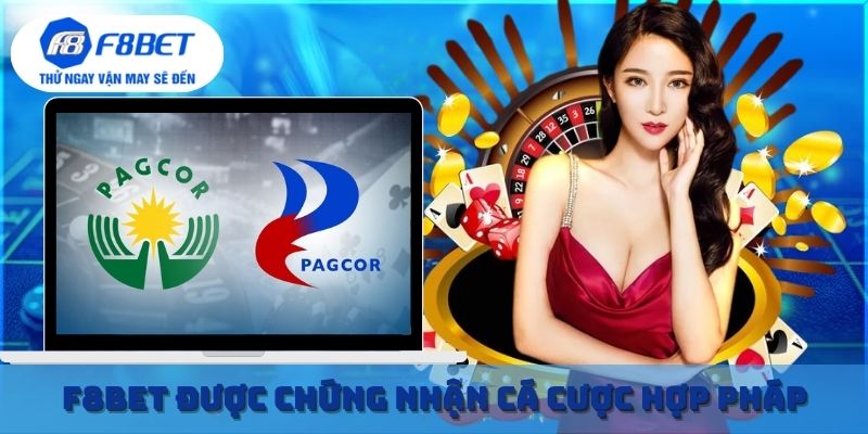 F8BET được chứng nhận cá cược một cách hợp pháp